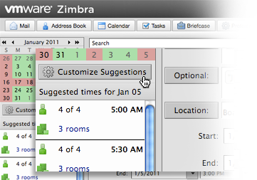 VMWare Zimbra - Calendar